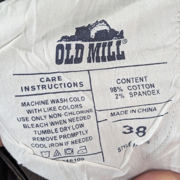 Old Mill Size 38 Cargo Shorts Brown Excellent Condition - Picture 8 of 12